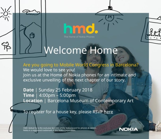 HMD Global представит на MWC 2018 новинки Nokia