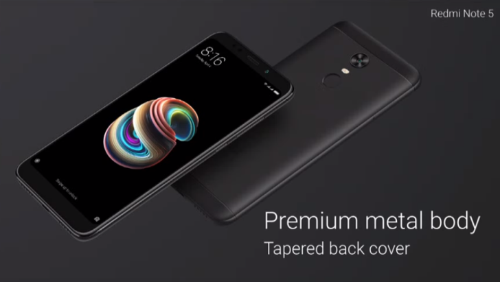 Xiaomi Redmi Note 5 – практически полная копия Redmi 5 Plus
