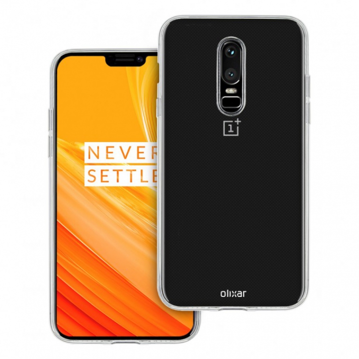 Показано, как выглядит OnePlus 6 в различных чехлах