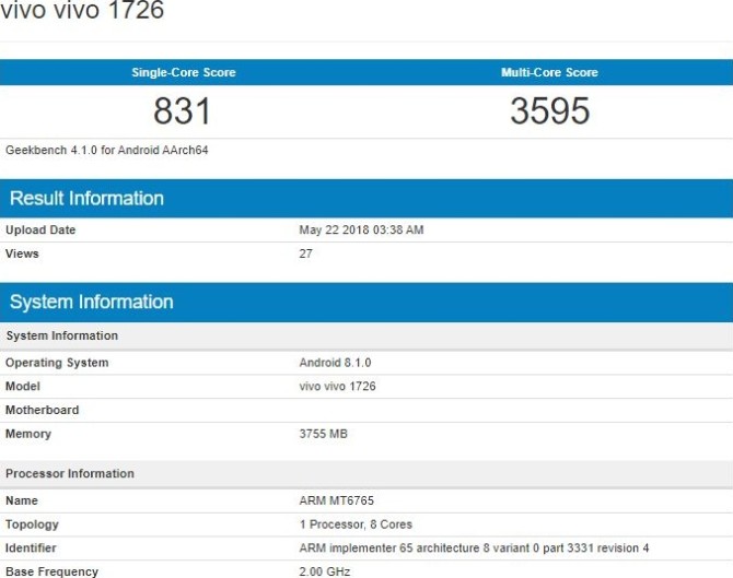 Vivo и Xiaomi готовят смартфоны на неизвестном чипе MediaTek MT6765
