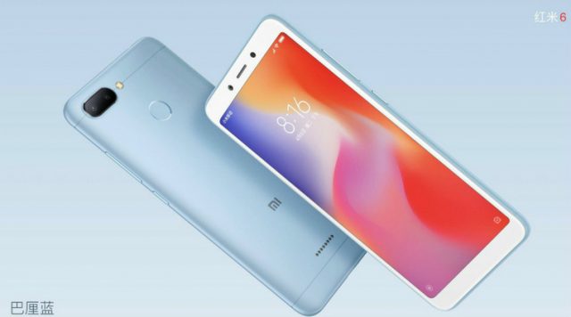 Представлены Xiaomi Redmi 6 и 6A