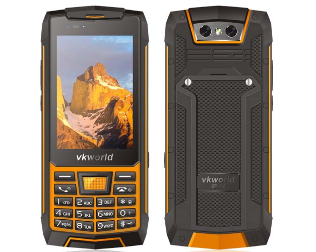 Vkworld VK4000 - кнопочный Android-смартфон с беспроводной зарядкой