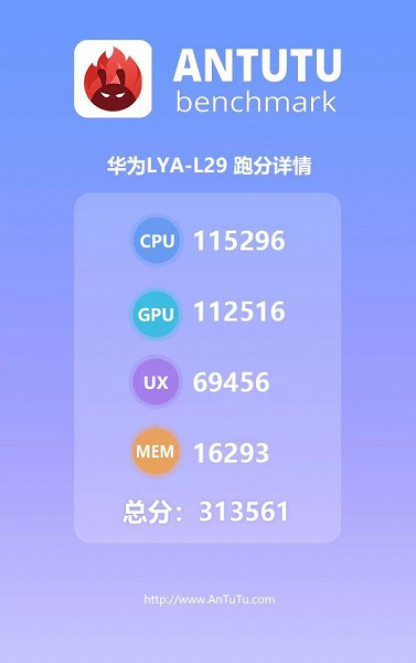 Смартфон Huawei Mate 20 Pro набрал в AnTuTu более 313000 баллов