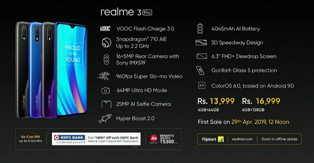 Официально представлен смартфон Realme 3 Pro