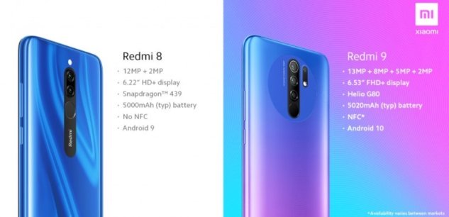 Основные отличия Xiaomi Redmi 9 от Redmi 8
