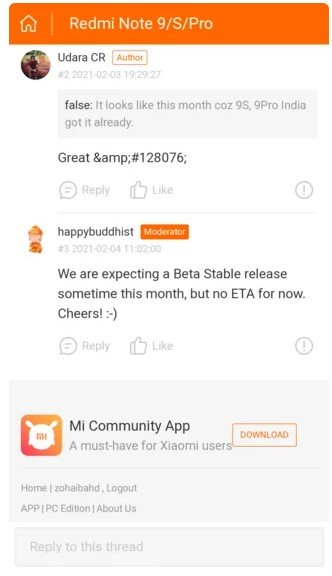 Redmi Note 9 Pro получит Android 11 в этом месяце